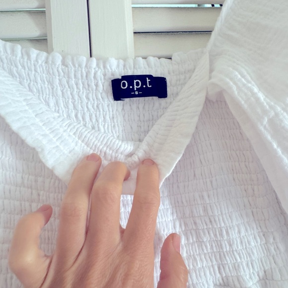 White maxi long sleeve dress - O.P.T - Picture 3 of 6